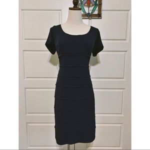 VTG Oleg Cassini Black Tie Dress